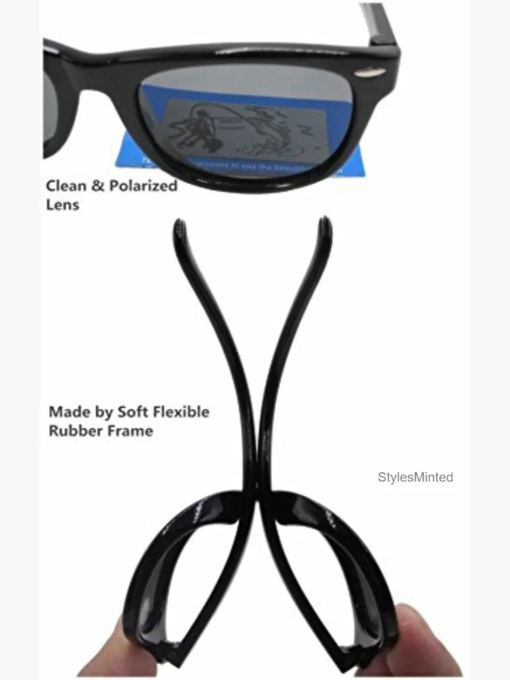 Kids Flexible Polarized Sunglasses with Straps 3-10 Years